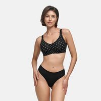 Black Polka Dot