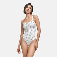 White Polka Dot