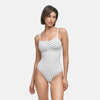 White Polka Dot