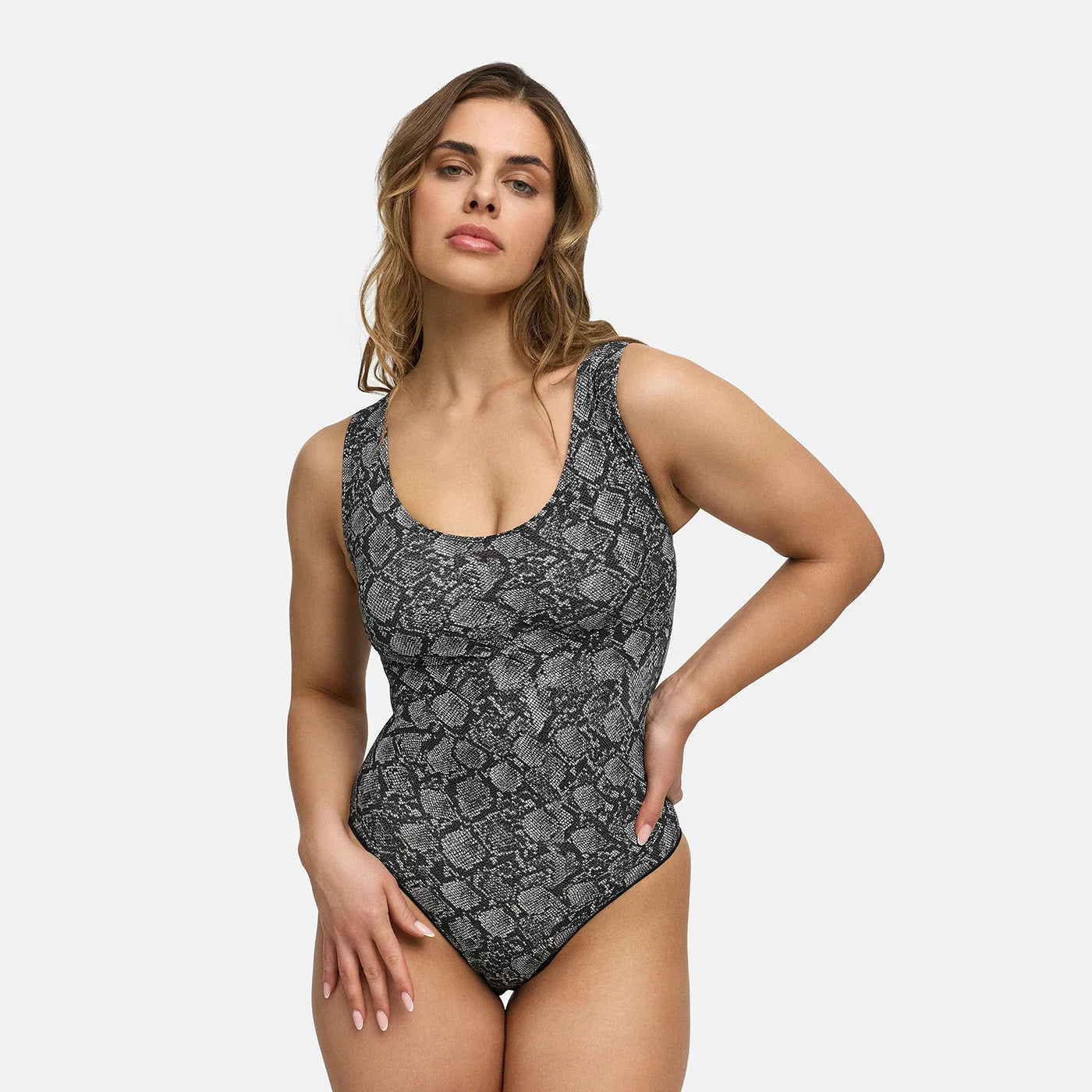 Tank Bodysuit Sculpting Shapewear mit Slip