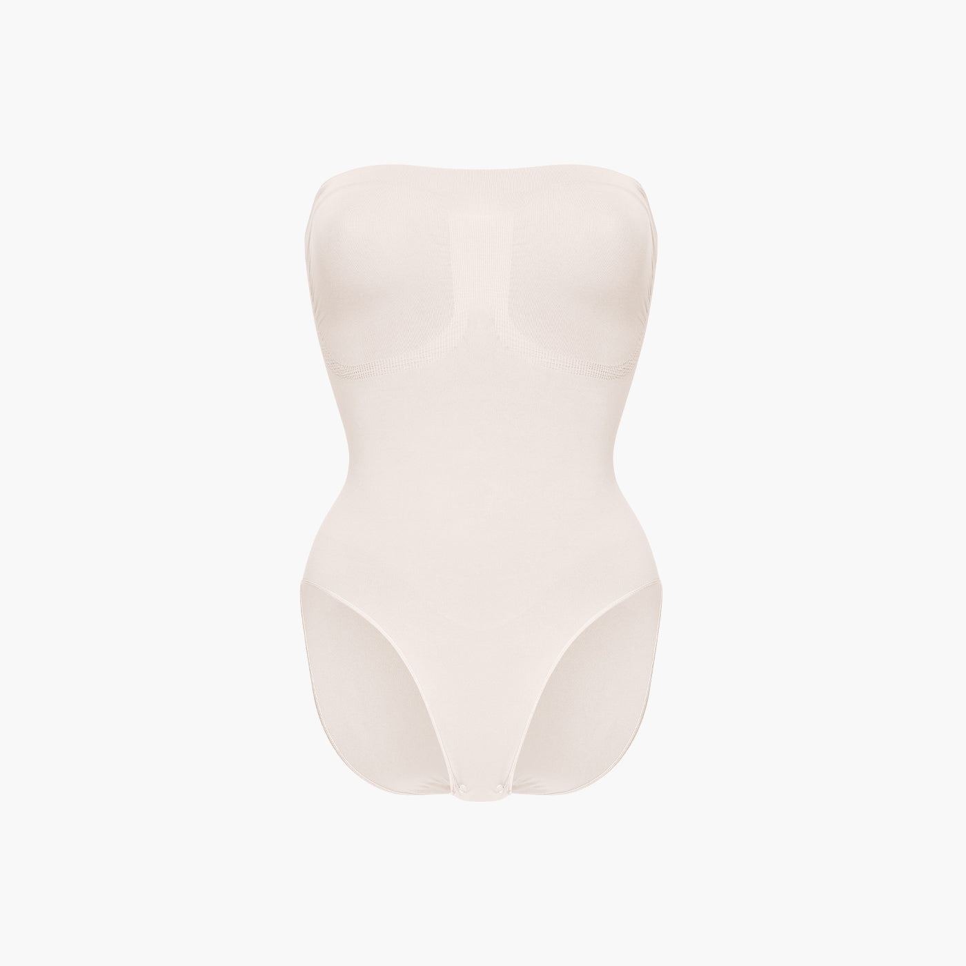 Trägerloser Bodysuit Sculpting Shapewear mit Slip