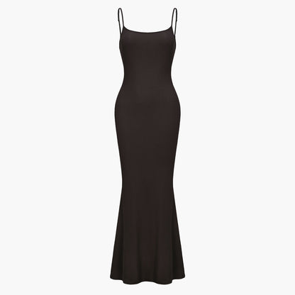 Ribbed Cami Maxikleid