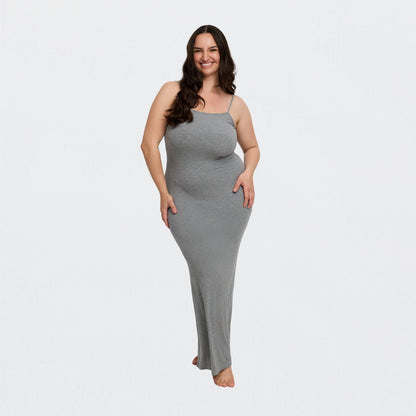 Ribbed Cami Maxikleid