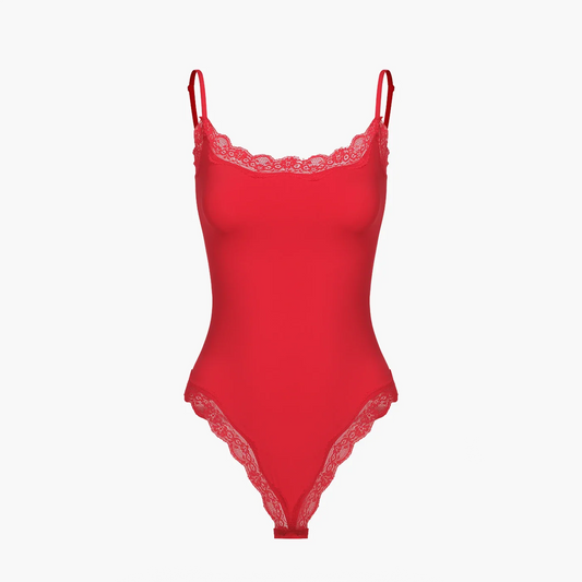 Bodysuit String mit Lace
