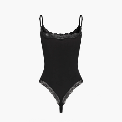 Bodysuit String mit Lace