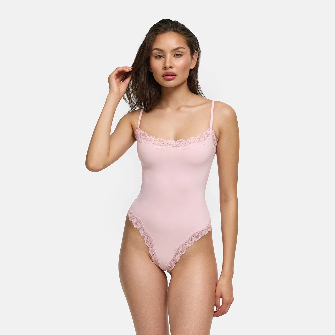 Bodysuit String mit Lace